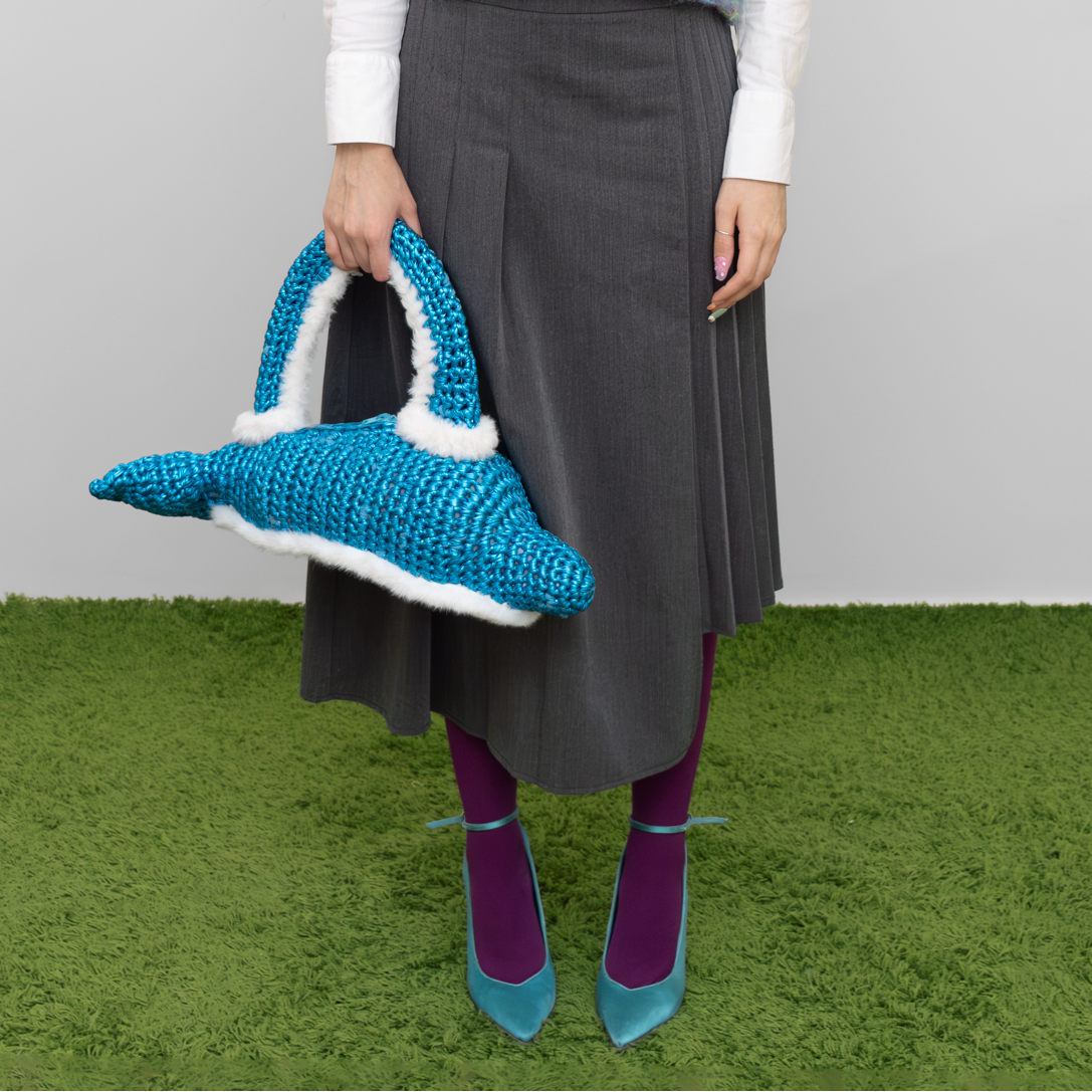 dolphin hand bag