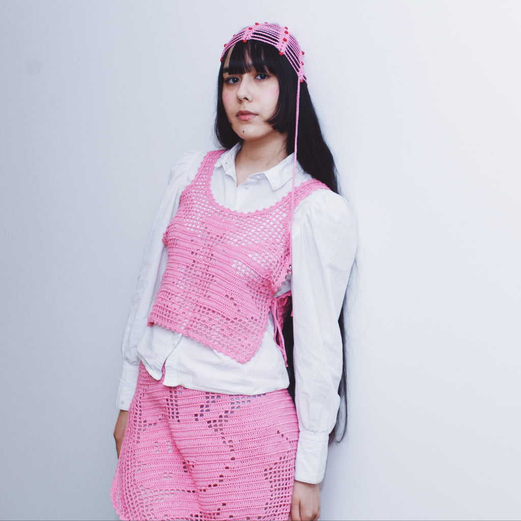 ichigo bunny filet wrap skirt