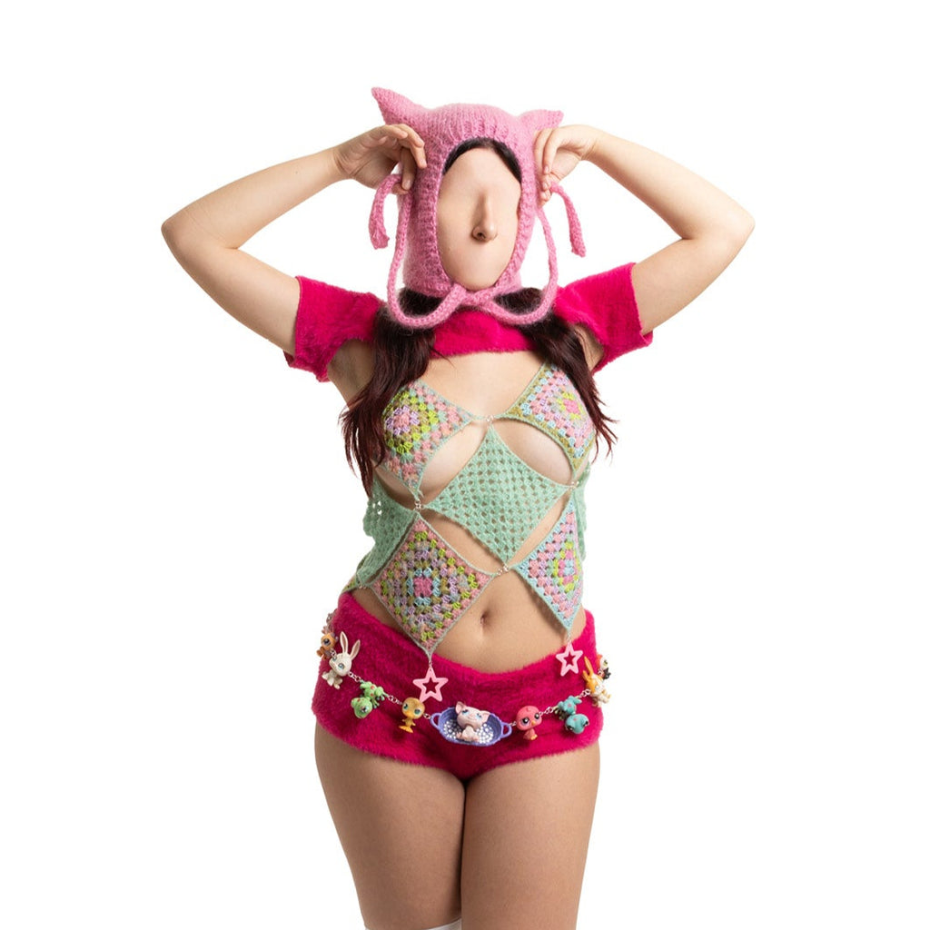 teddy pink set