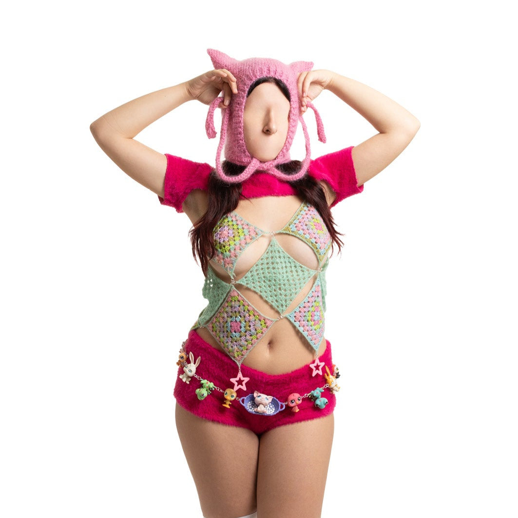 teddy pink set
