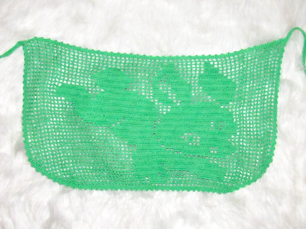 melon bunny filet wrap skirt