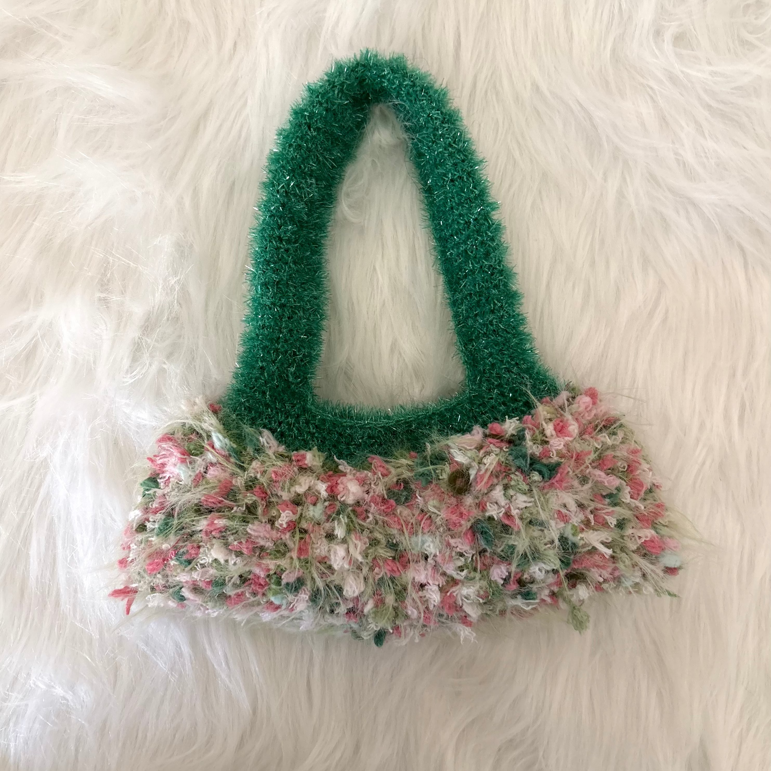 spring in harajuku green mini bag