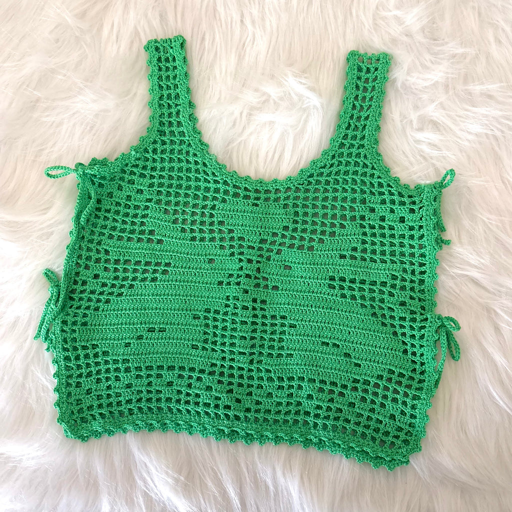 melon bunny filet vest