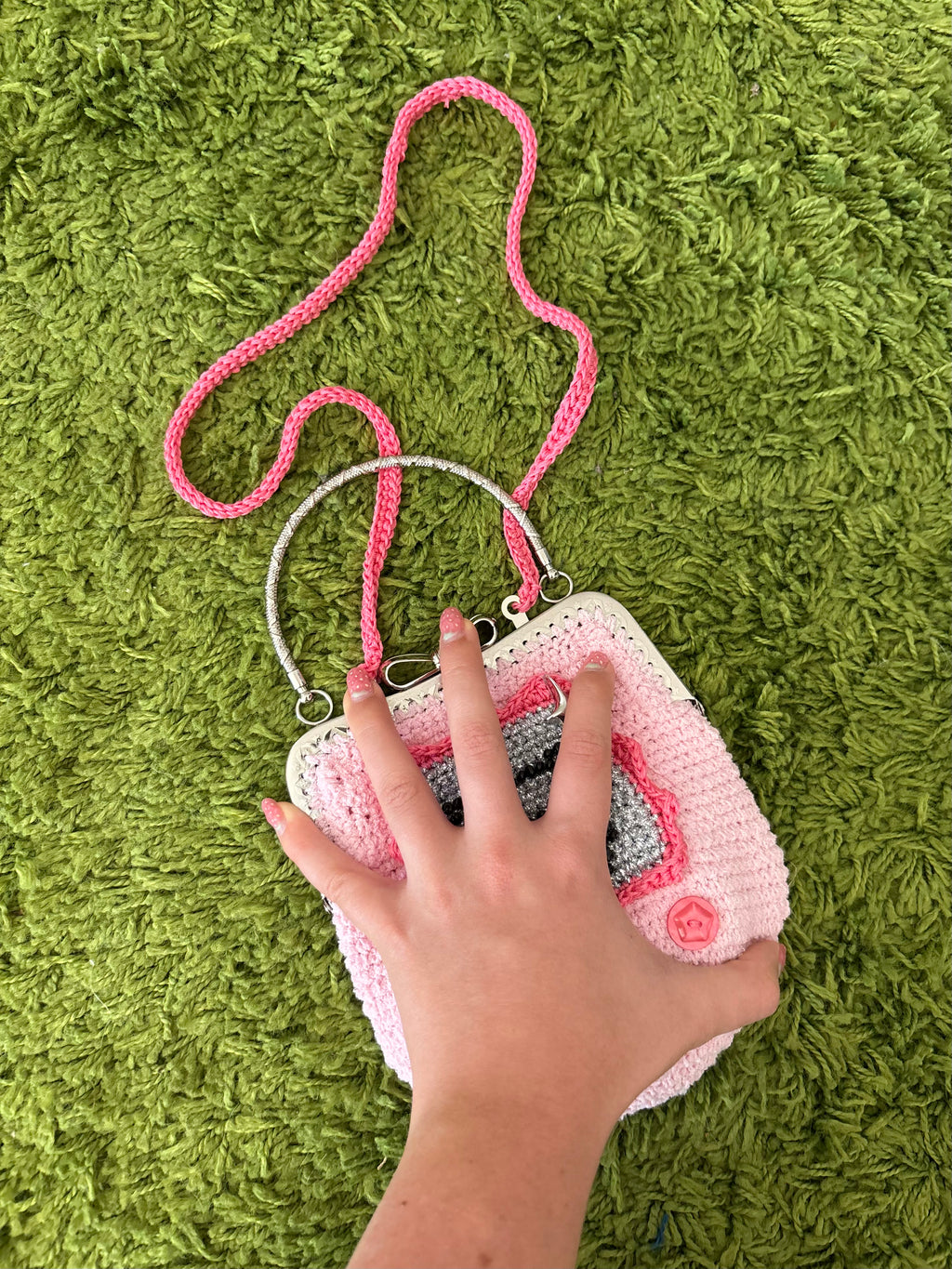 pink tamago mini bag