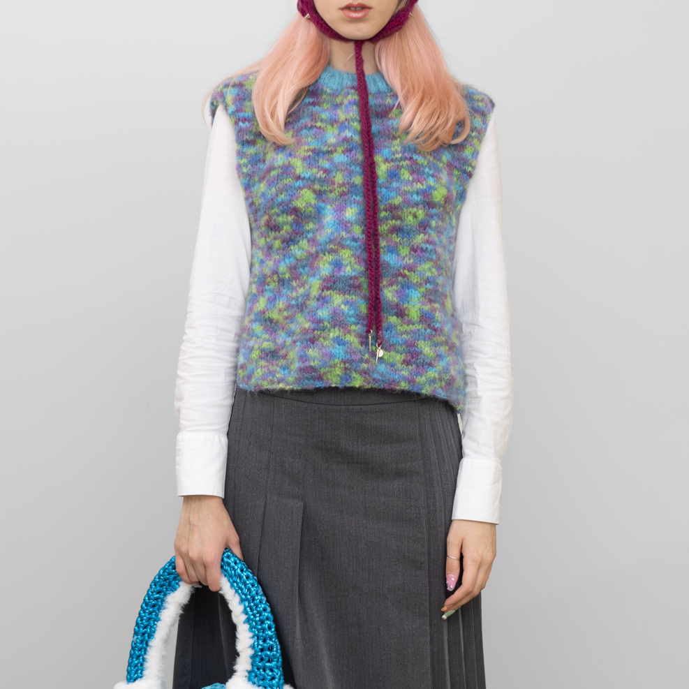 frutiger mohair gilet