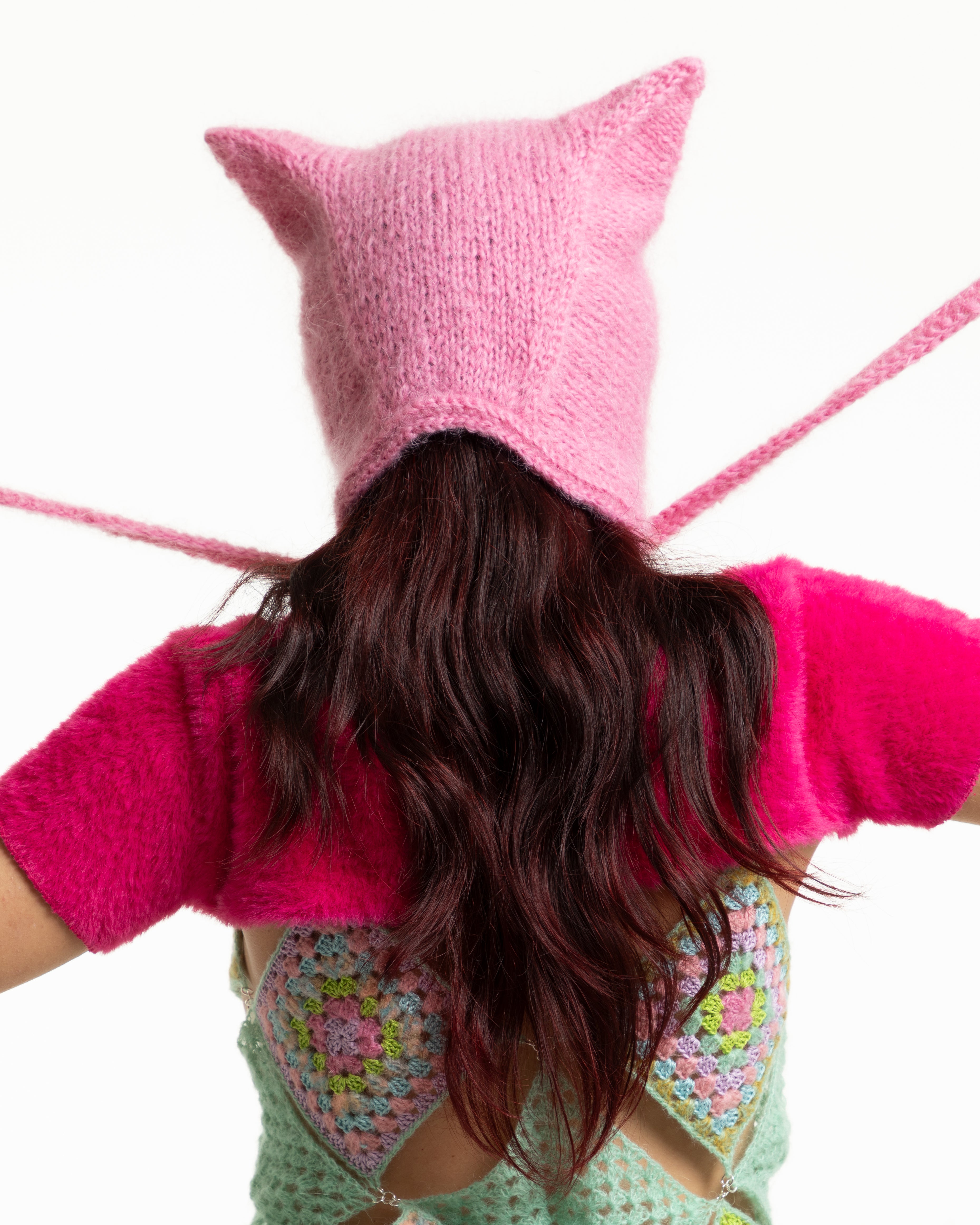 pink cat bonnet