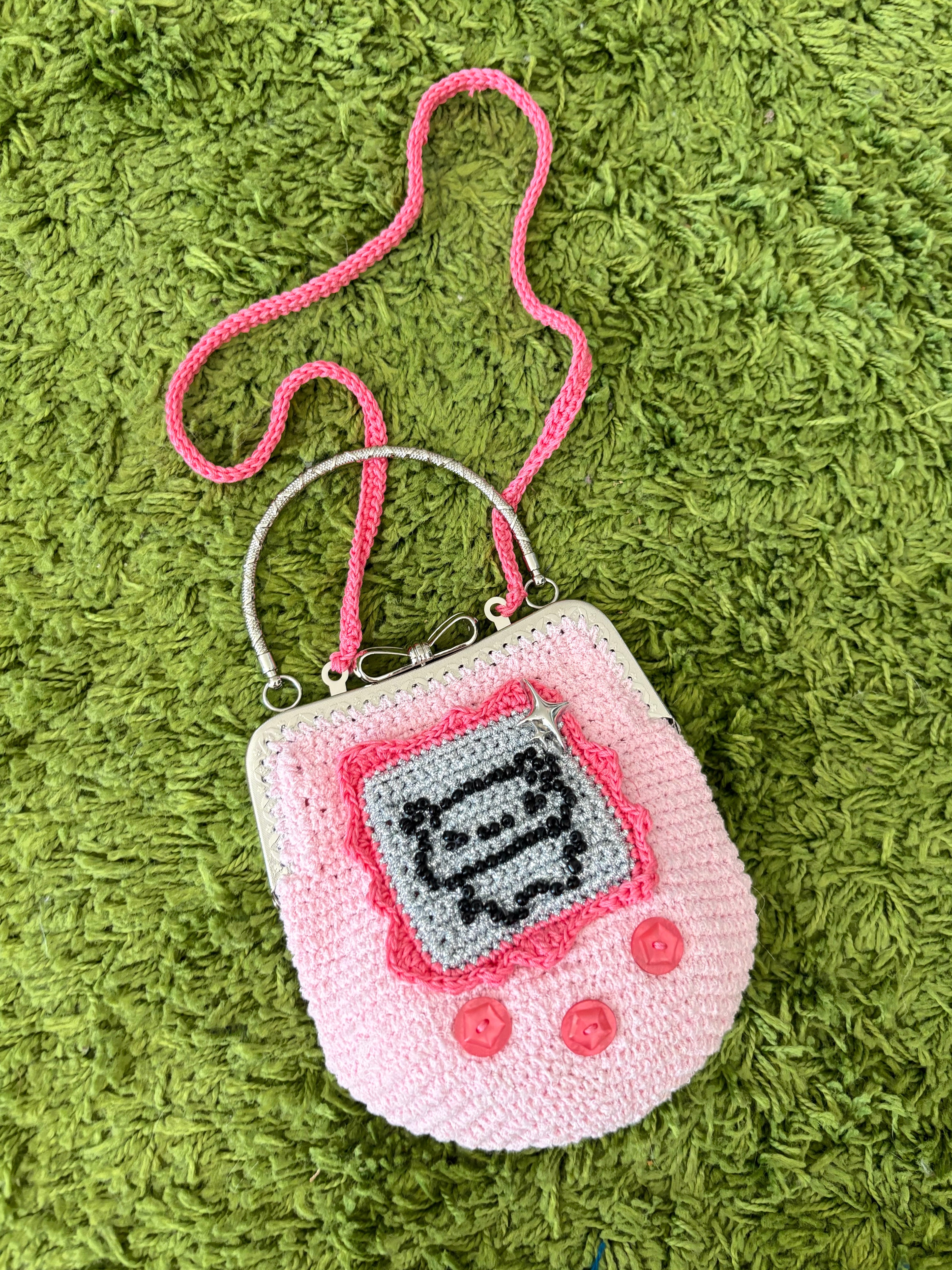 pink tamago mini bag