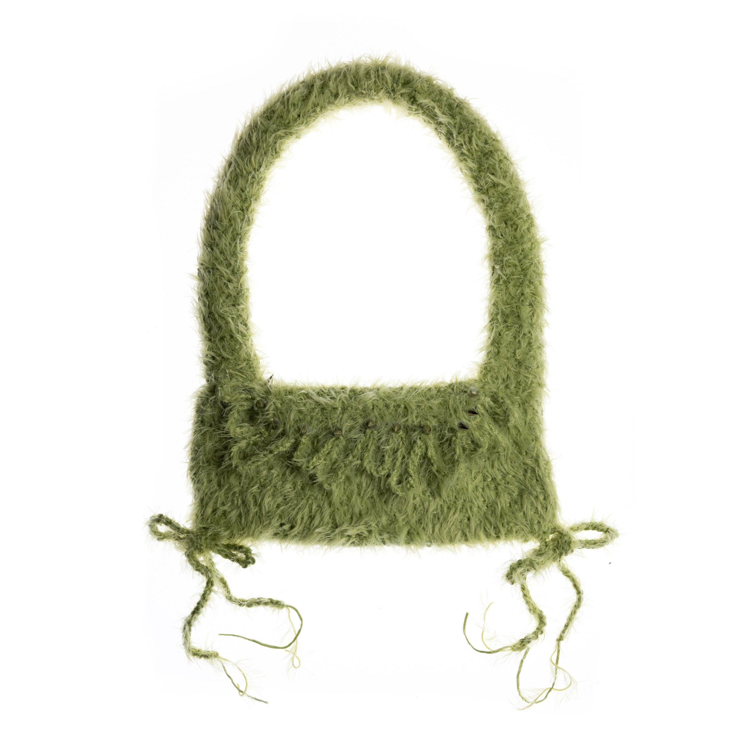 fuzzy green bag